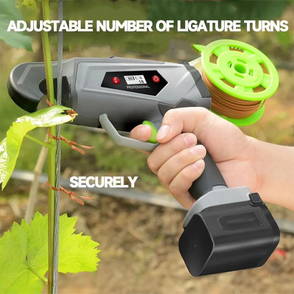 16.8V Electric Tying Binding Garden Tools Garter Plants Branch Machine grape vine fully automatic knotter
