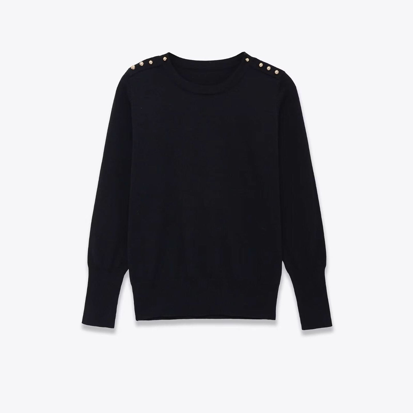 Casual versatile button up knit sweater