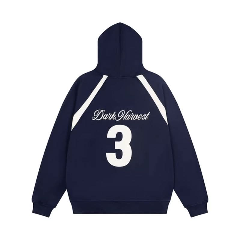 Hooded Zip-Up Cardigan Thick Sweatshirt