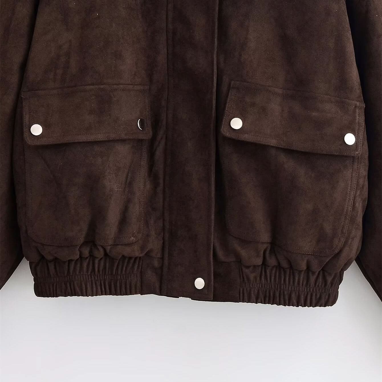 Straßen Pelzkragen Jacke Damenbekleidung
