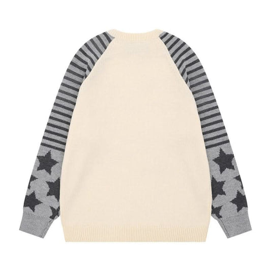 Lightweight V-Neck Sweater Loose Casual Lazy Knitwear Autumn