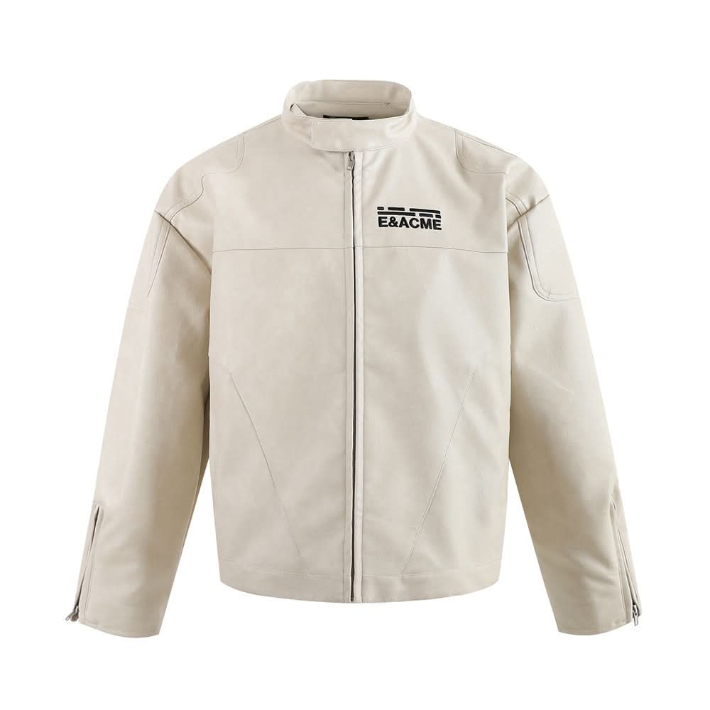 PU leather jacket