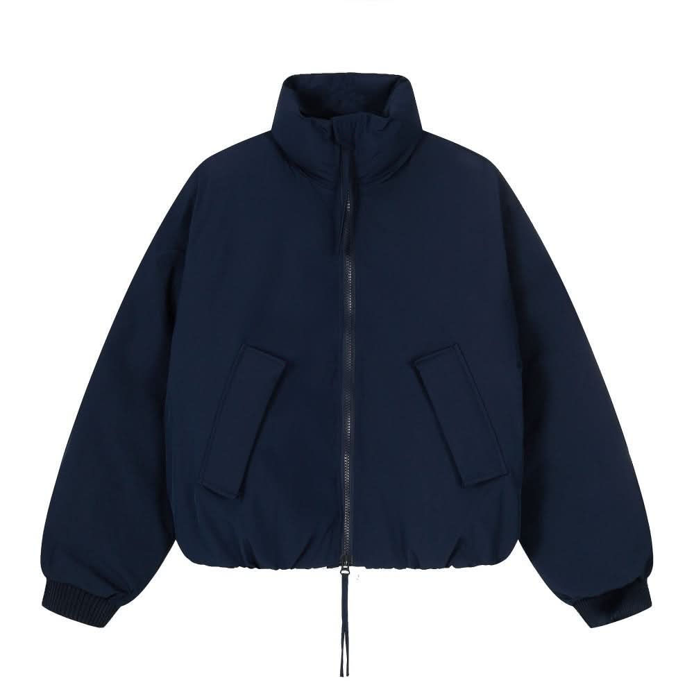 High collar cotton clothing