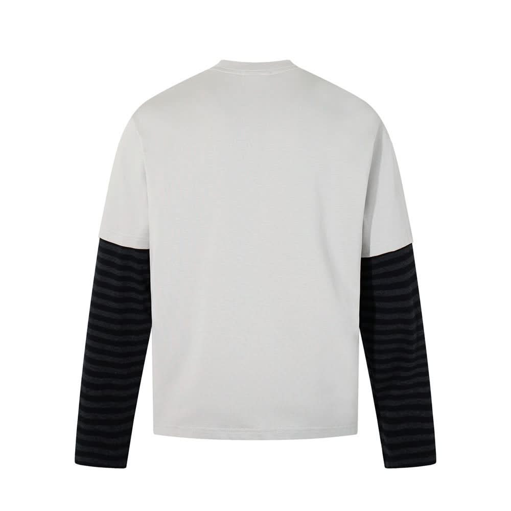 Falsches zweifarbiges Langarmshirt