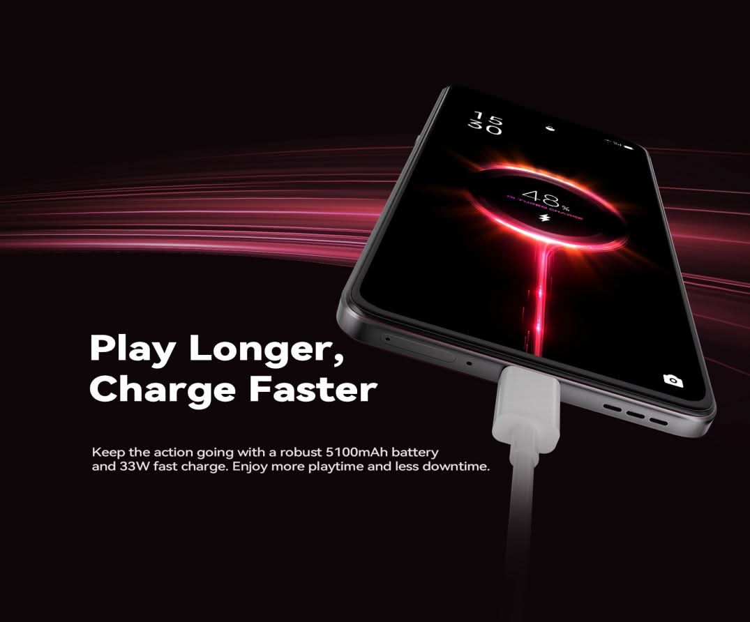 Gaming-Handys Cubot MAX 5, Helio Dimensity 8200 120Hz, 6,95" Display 100MP Kamera 12GB+256GB Kostengünstiges 5G Smartphone