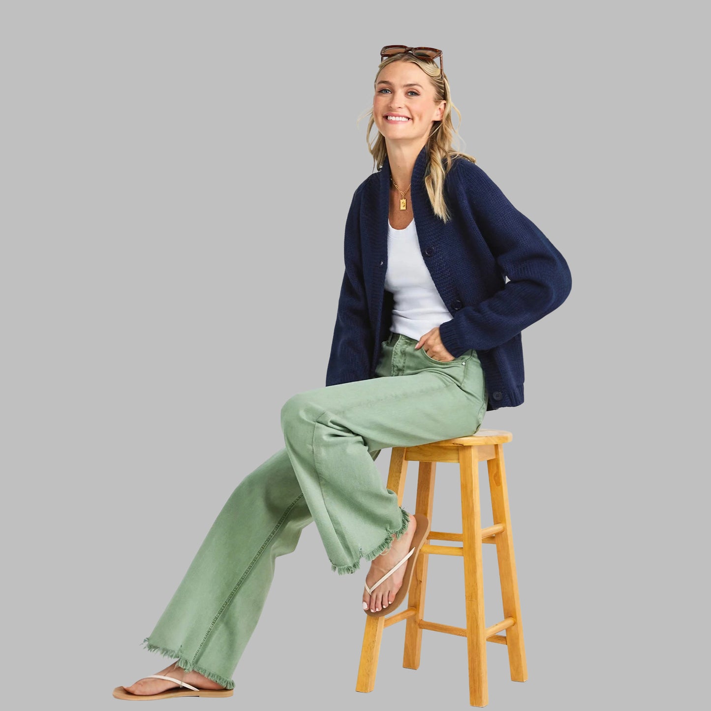 Long sleeved cardigan jacket