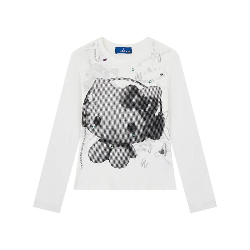 Langarmshirt für Damen, modisches tailliertes, schlankmachendes Freizeitoberteil