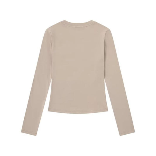 Long Sleeve T-Shirt Women's Spring New Style Slim Fit Short Top