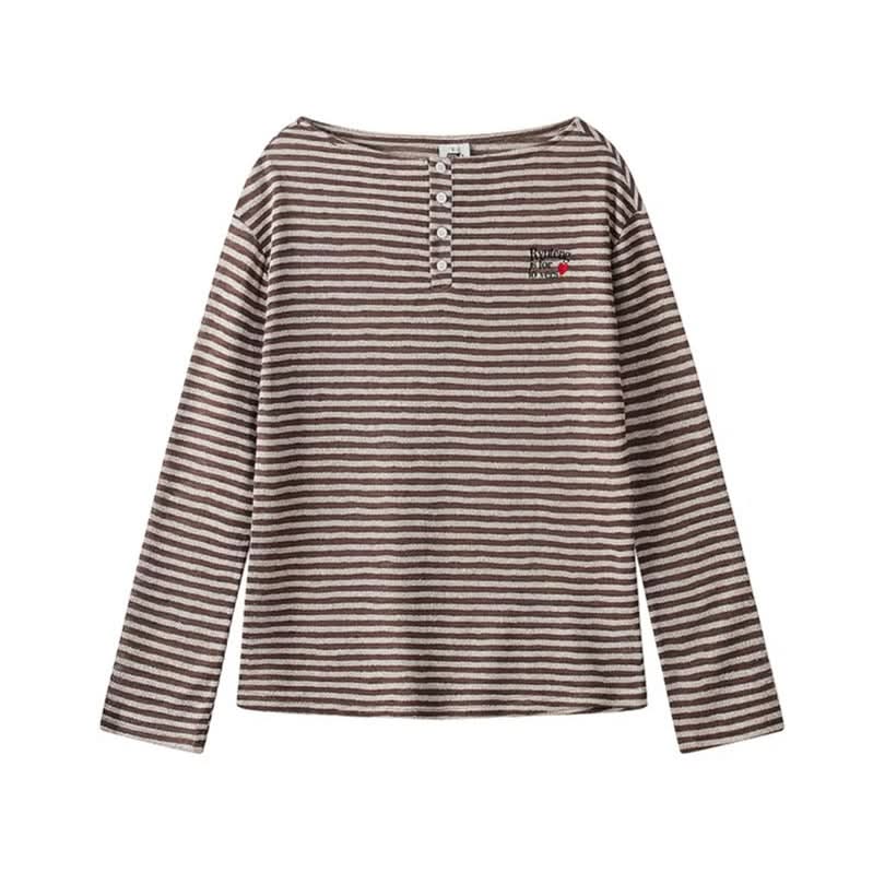 Long Sleeve T-Shirt for Women Spring Casual Wear Outerwear Basic Top
