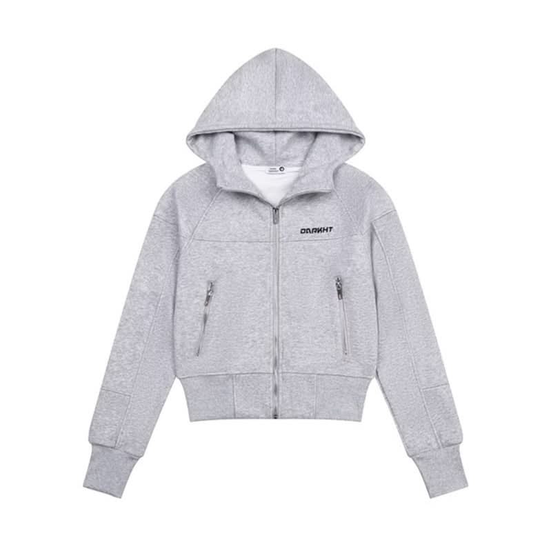 Hooded Sweatshirt  Hoodie with Pocket Zipper Front Fleece Lined Jacket