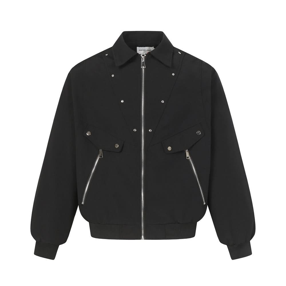 Loose collar workwear jacket