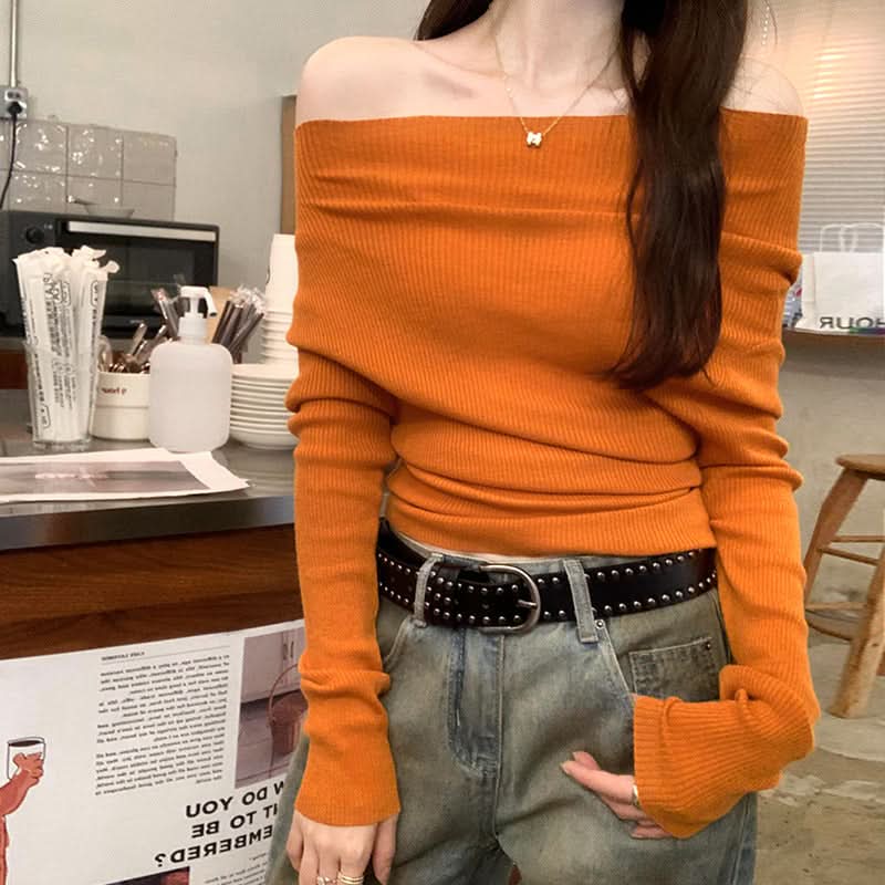 Tailliertes Stricktop für Damen, elegant und tragbar