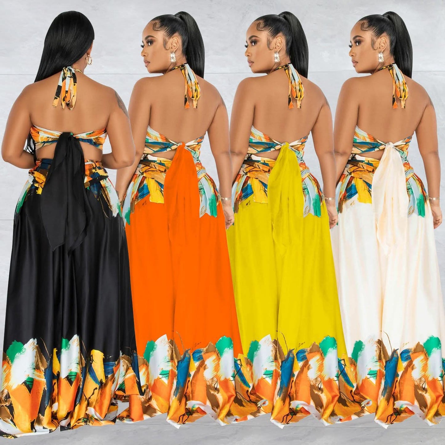 Modisches Damen-Wickelkleid, ärmellos, mit Bindegürtel, eng anliegend, lang