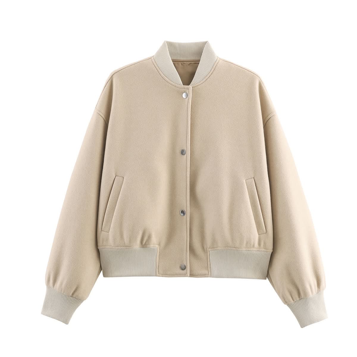 Streetweartaugliche Baseballjacke Damenbekleidung