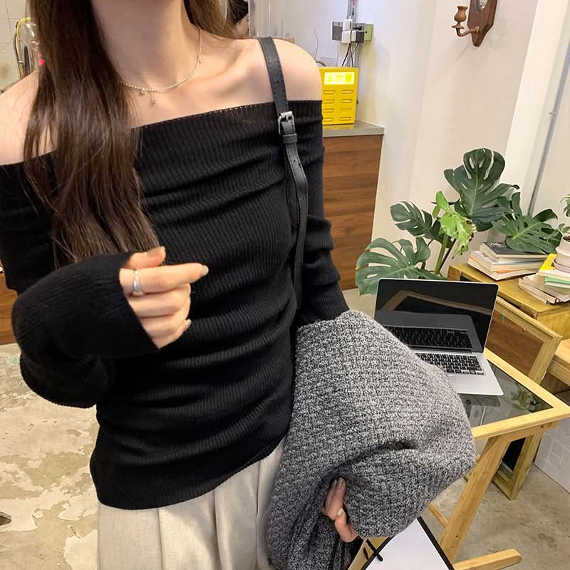 Tailliertes Stricktop für Damen, elegant und tragbar