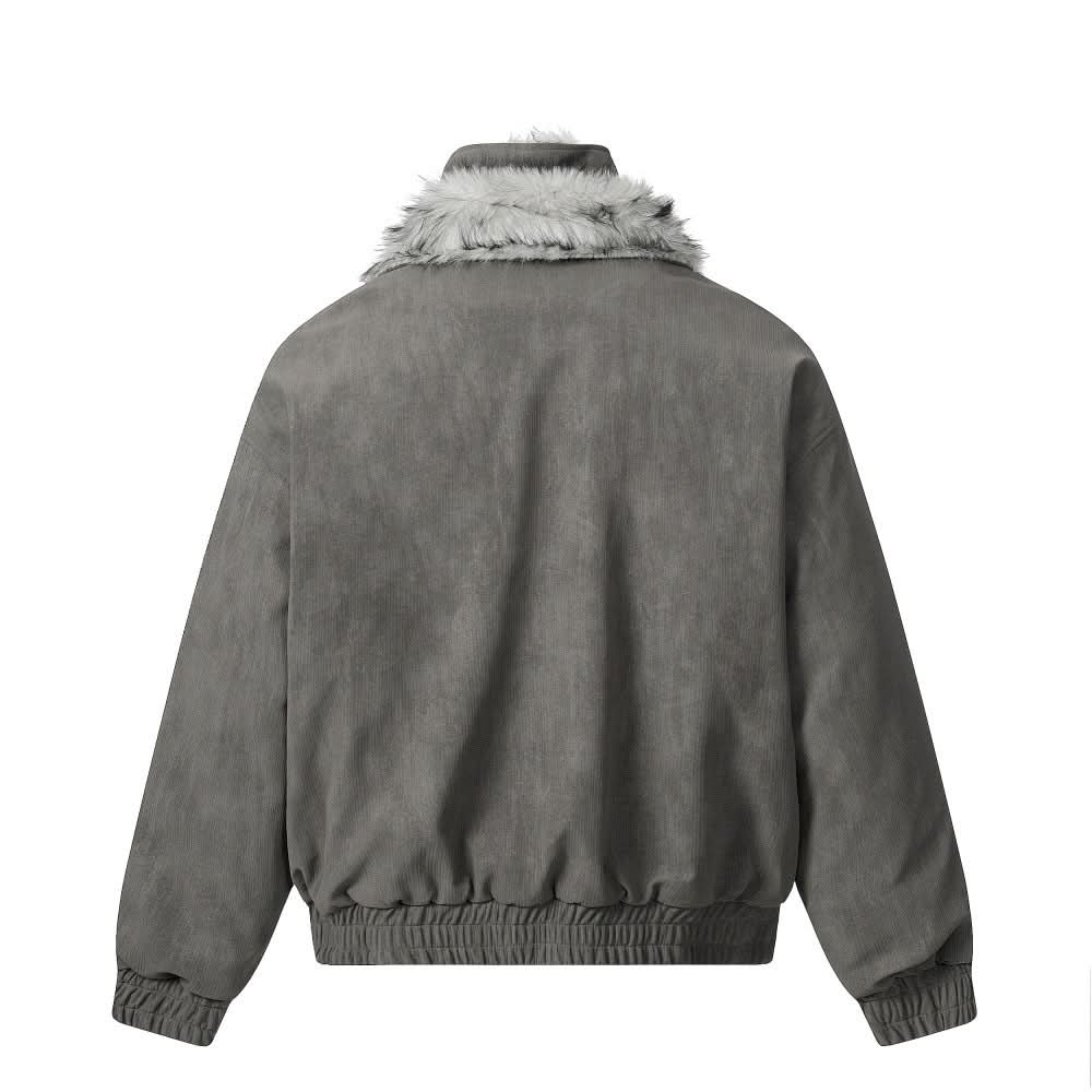 Fake two cotton coats for men