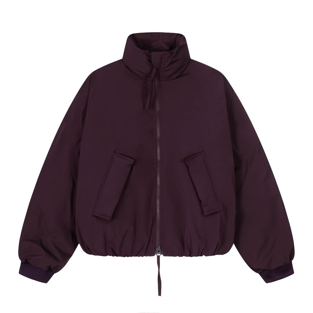 High collar cotton clothing