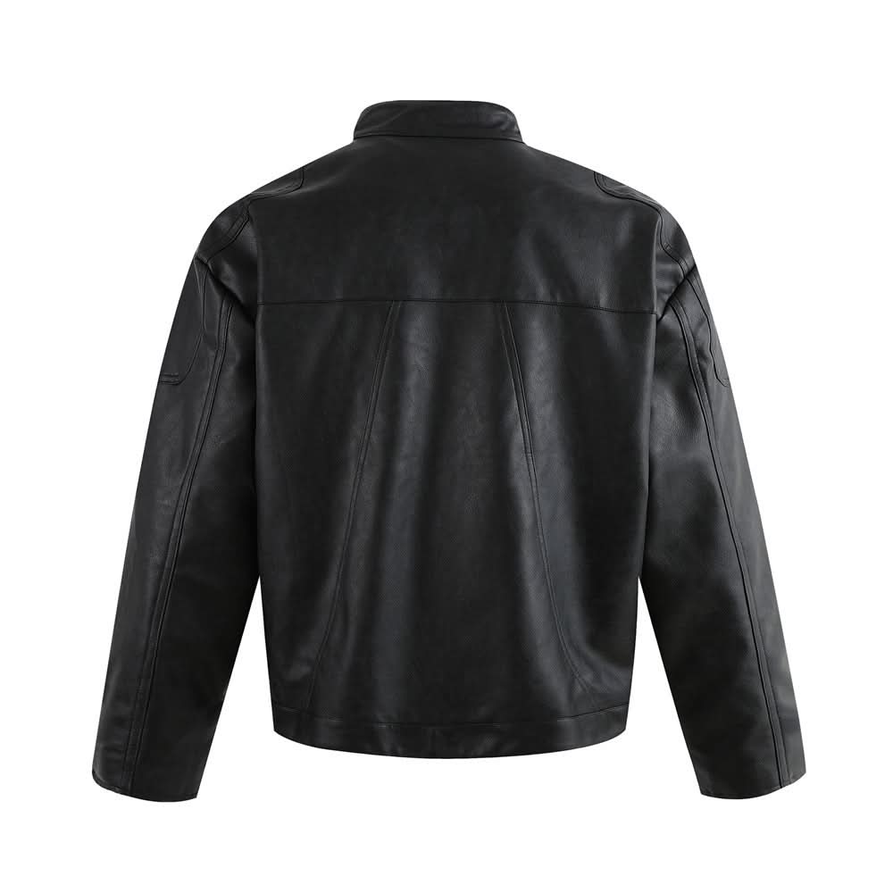 PU leather jacket