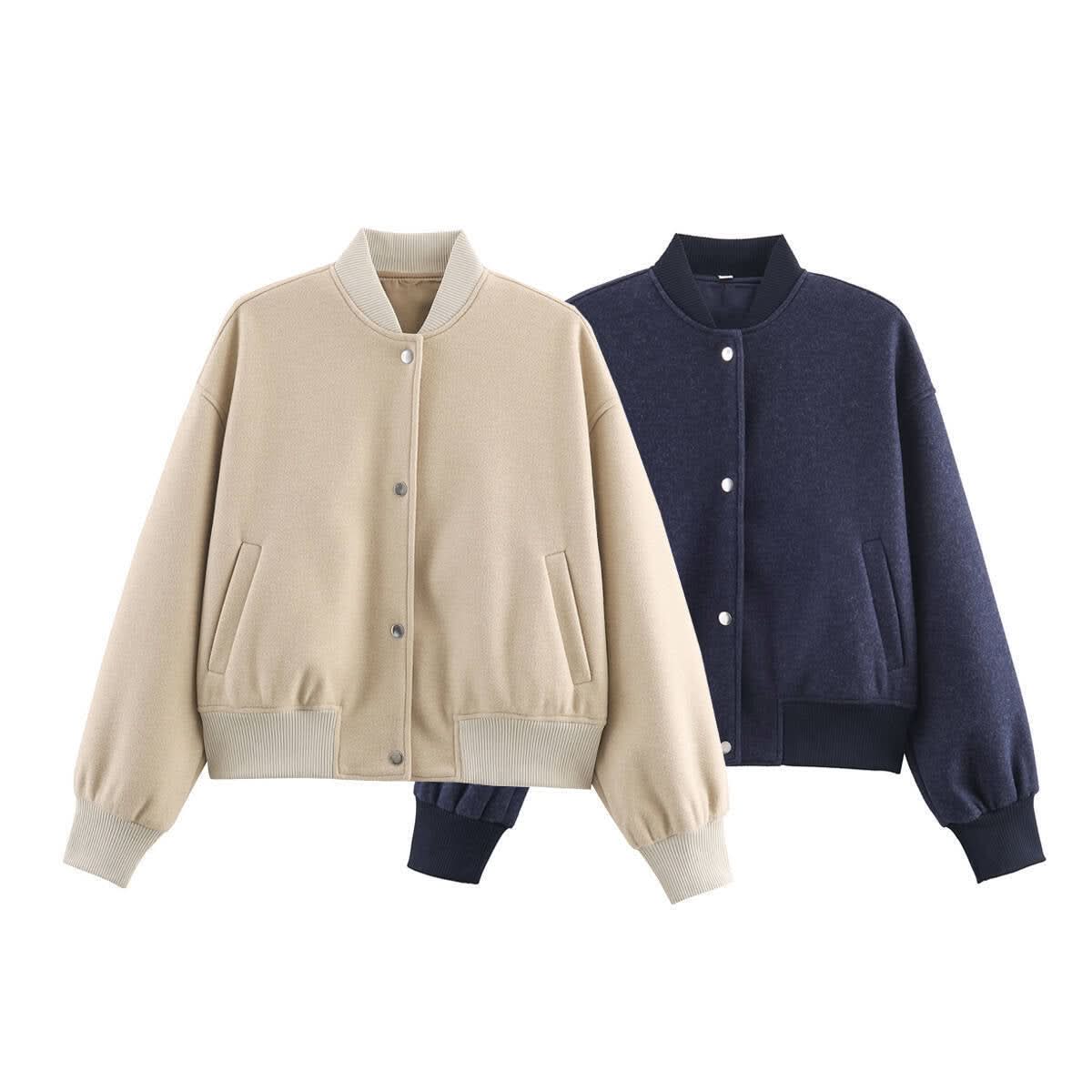Streetweartaugliche Baseballjacke Damenbekleidung