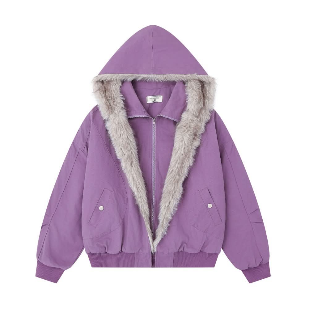 hooded cotton jacket