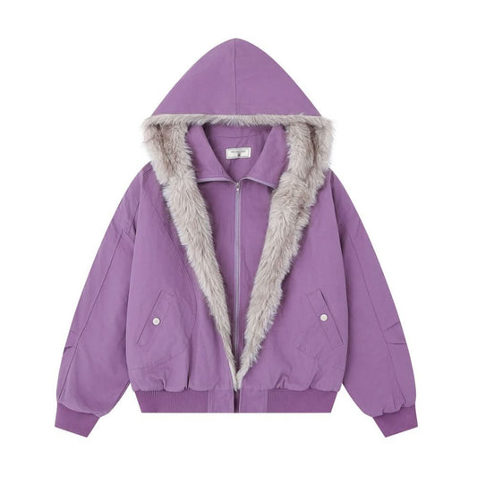 hooded cotton jacket
