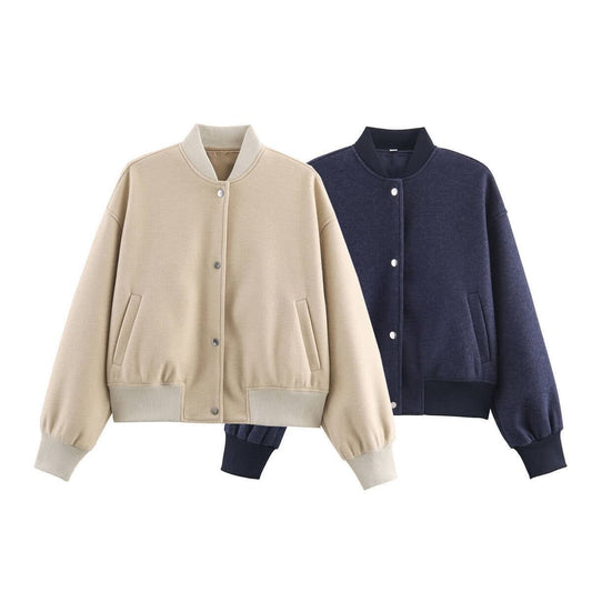Street soft baseball jacket women's clothing