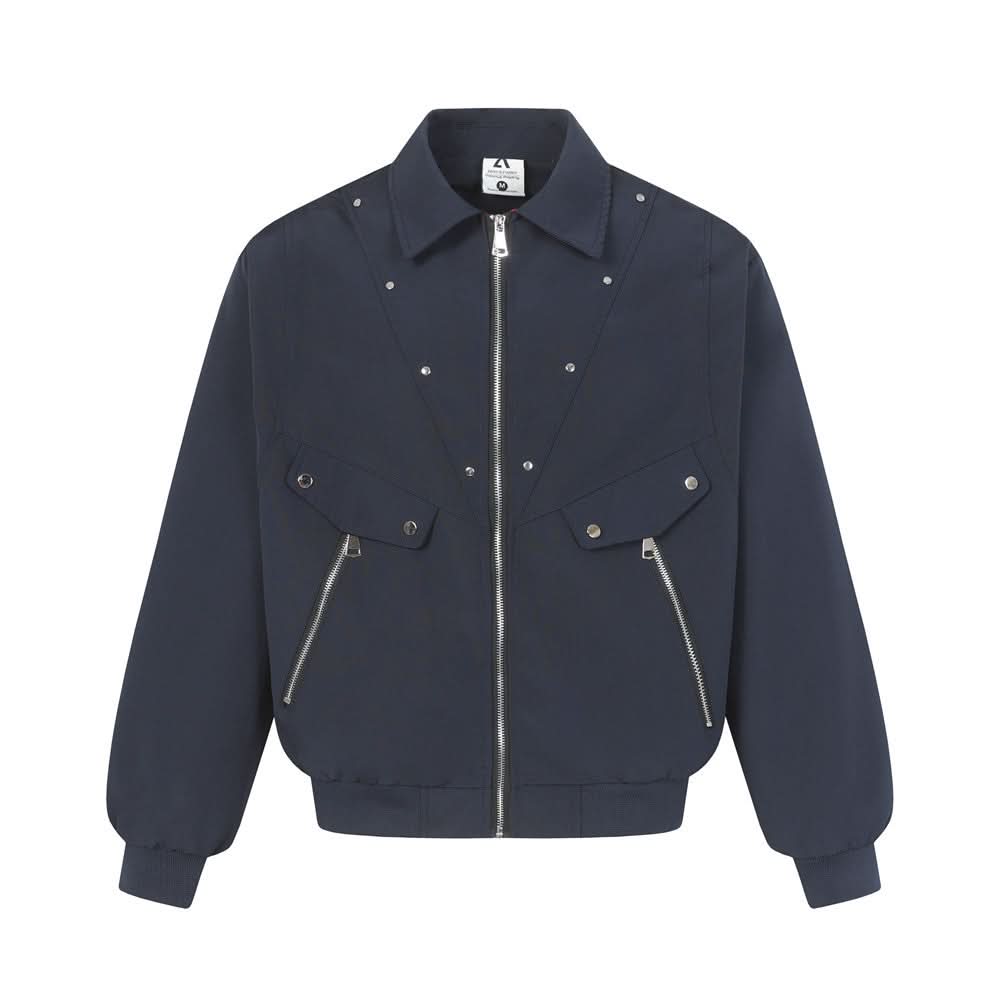 Loose collar workwear jacket