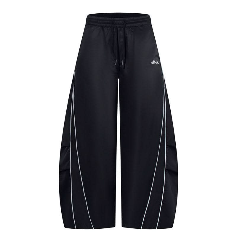 Streetwear Hose im geraden Schnitt, Unisex, locker sitzend, im tiefen Schritt, Sporthose