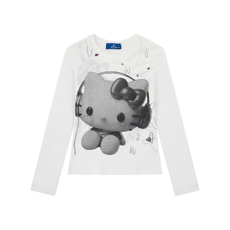 Langarmshirt für Damen, modisches tailliertes, schlankmachendes Freizeitoberteil
