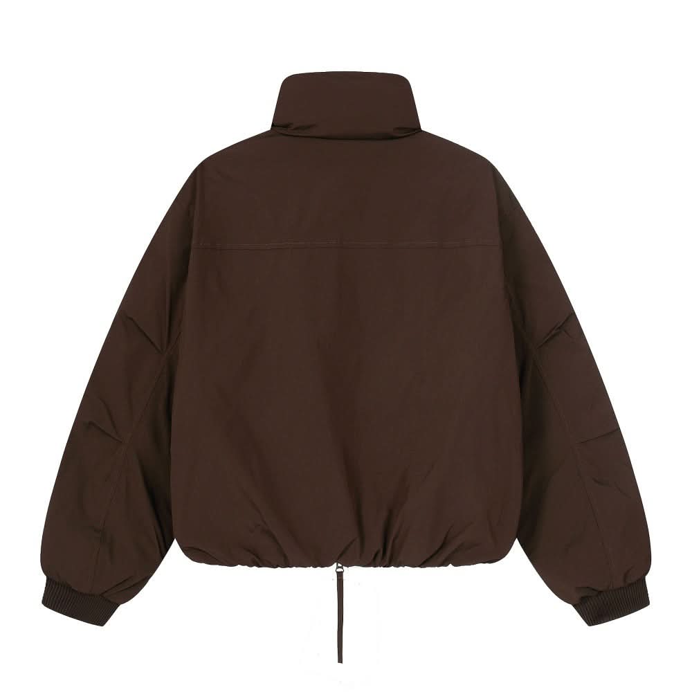 High collar cotton clothing