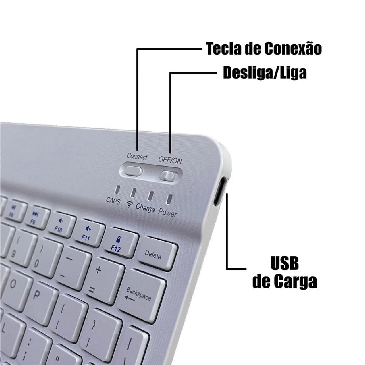 Kabelloses Bluetooth-Tastatur- und Maus-Set, wiederaufladbar, Tablet, Notebook, BK-8088