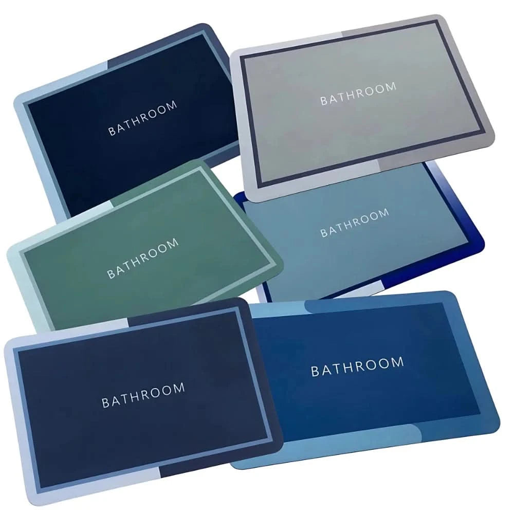 Multifunctional Rectangular Carpet For Bathroom Quick Absorption, Non-slip