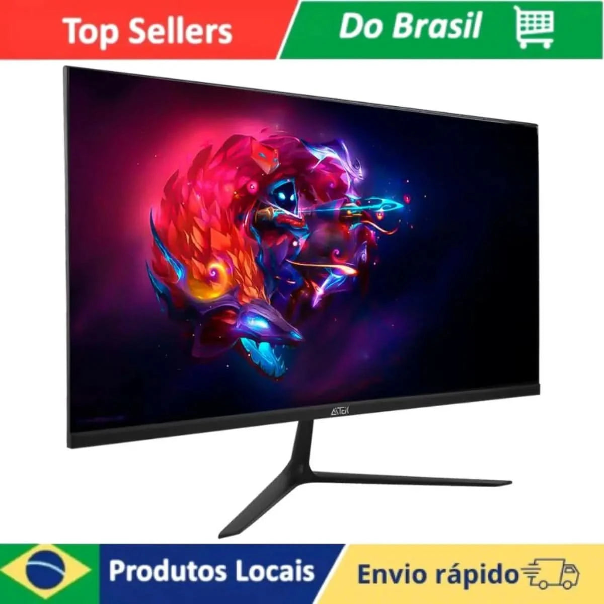 23.8 ''inch Full HD 100Hz 3Ms LED Aitek HD-MI VGA Resolution 1920x1080 Curved Monitor