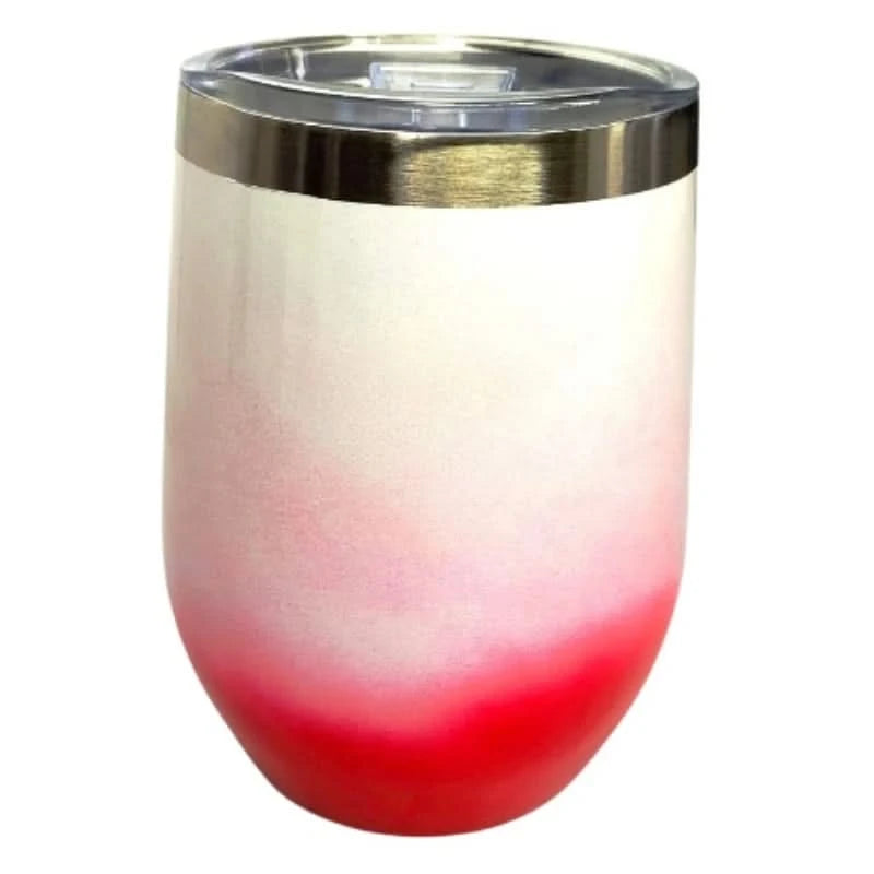 Thermobecher Cuia 350ml aus Edelstahl mit Acryldeckel, zweifarbig