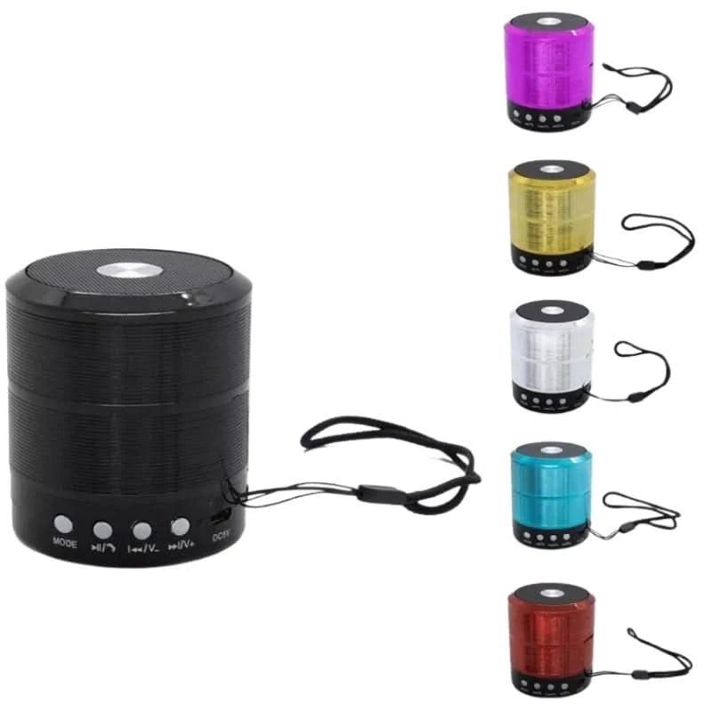 Mini-Bluetooth-Lautsprecher tragbar mit USB, MP3, Klinke, SD und FM-Radio