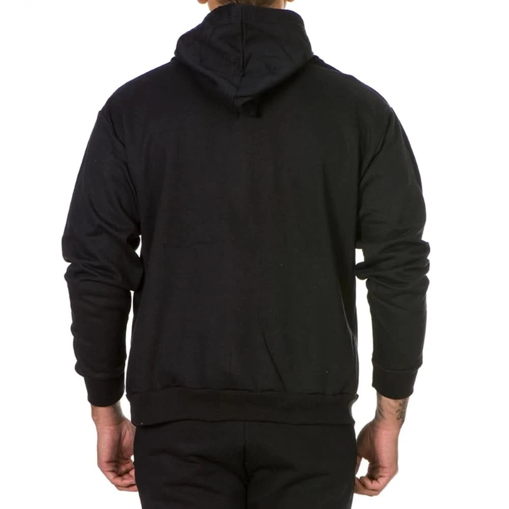Blusa de Moletom Masculino Casual Liso Básico Branca e Preta do P ao G1