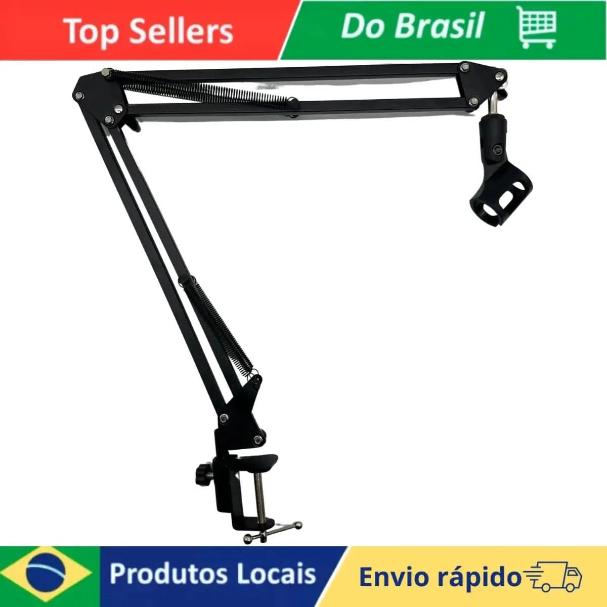 Adjustable Professional Table Microphone Support Articulated Arm for Hyperx Qucast and Other Microphones