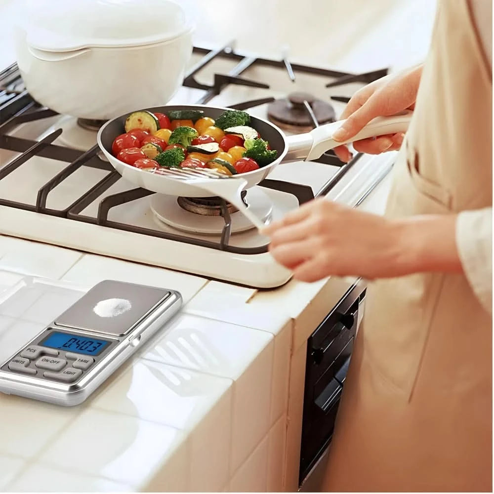 Mini-Digital-Taschenwaage mit hoher Präzision 0,1 g bis 500 g