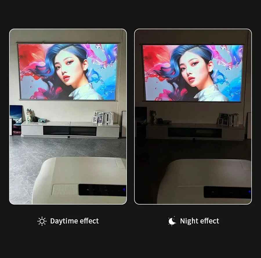 CAIWEI A10R Projektor 4K Android für Zuhause Full HD 1080P Autofokus Wifi 6 3500 ANSI Smart TV Tragbarer Beam-Projektor in Brasilien