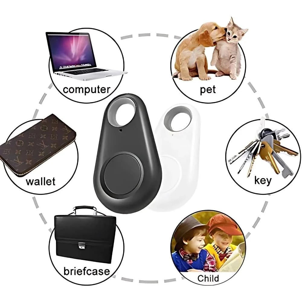 Mini Keychain ITAG Tracker Bluetooth Locator Anti-loss Animal Car Keys Purses Wallets