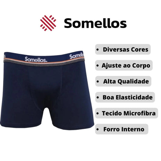 5 Kit Male Boxer Underpants Microfiber Somellos Or Similar