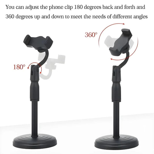 Suporte Tripé Para Celular de Mesa com Altura Ajustavel Apoio Celular