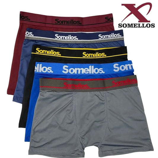 5 Kit Male Boxer Underpants Microfiber Somellos Or Similar