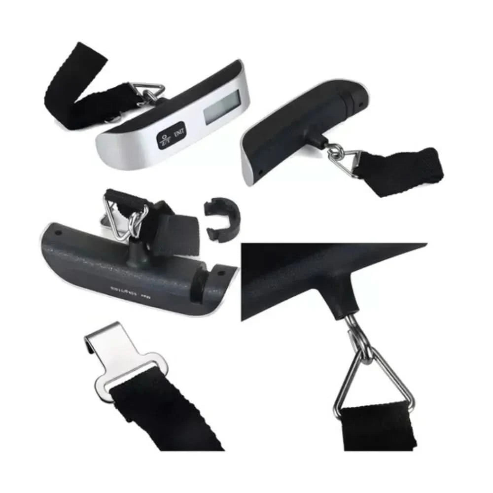 Digitale Gepäckwaage Handwaage Kofferwaage mit Haken 50kg