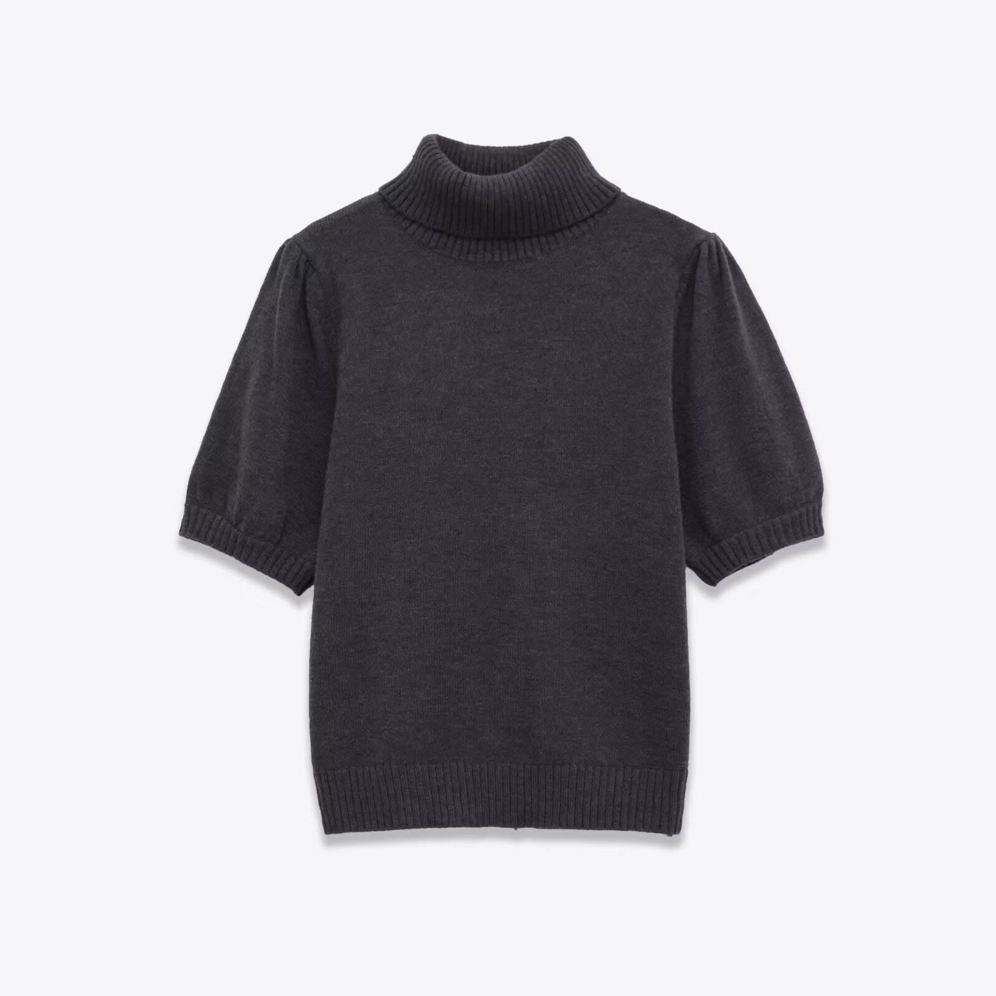 Damen-Strickpullover mit kurzen Ärmeln