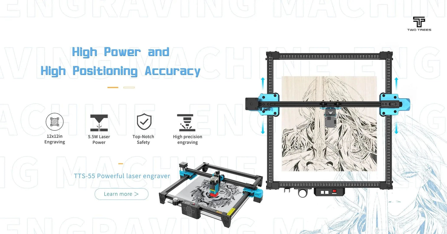 TTS-55 TS2 Leg Expansion Laser Engraving Machine Laser Cut Auxiliary Heightening Column For Laser Engraving Axis Rotary Roller