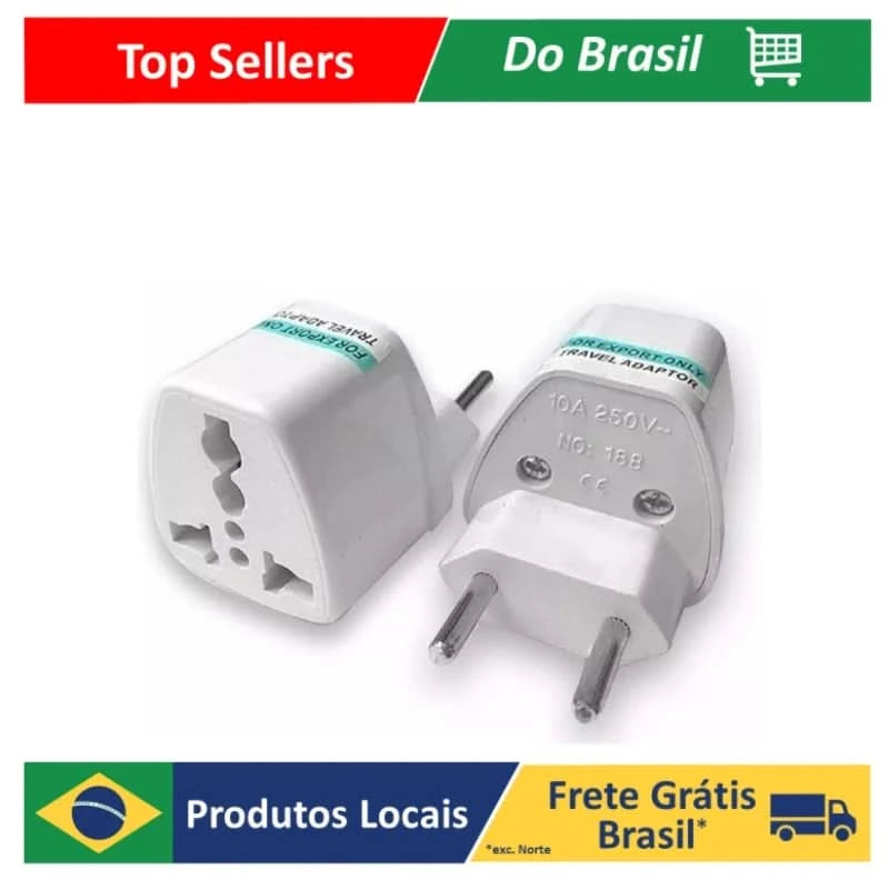 Universalsteckdose EU-Standard UK nach Brasilien Adapter