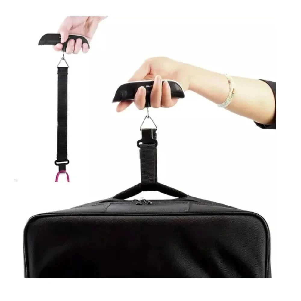 Digitale Gepäckwaage Handwaage Kofferwaage mit Haken 50kg