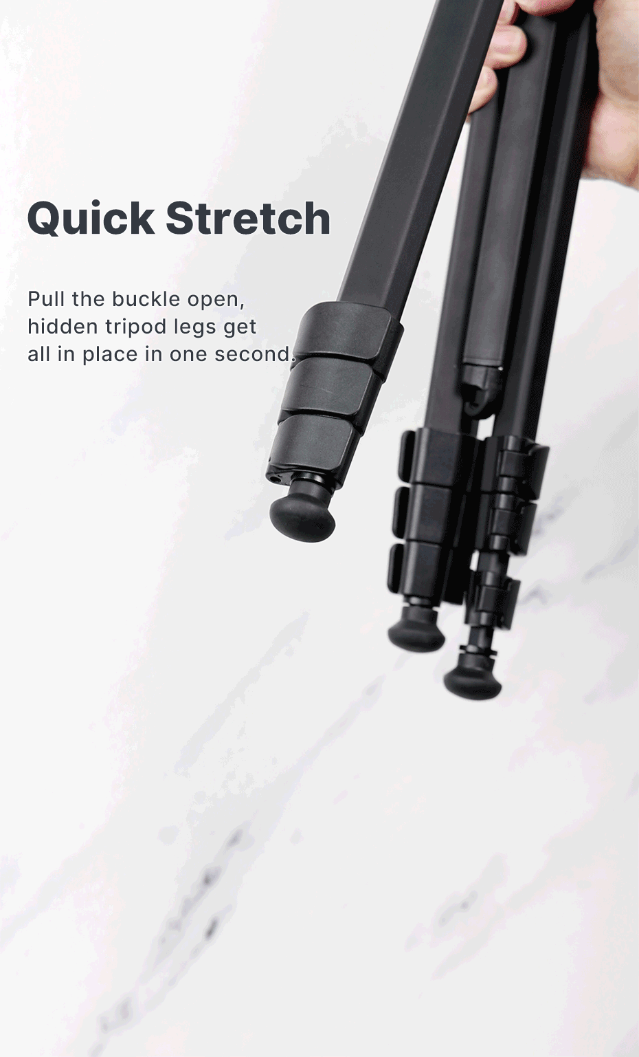 Ulanzi MT-56 OMBRA VIDEO Travel Tripod With Fluid Drag Pan Ball Head Metal Outdoor Smartphone DSLR Camera Tripod Monopod
