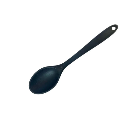 Colher Silicone Cor Preto Utensílios Cozinha